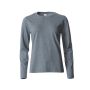 Clique Basic bomulds t-shirt til kvinder - Gråmeleret