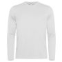 Clique Basic Active langærmet T-shirt til mænd - hvid