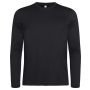 Clique Basic Active langærmet T-shirt til mænd - Sort