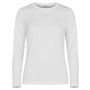 Clique Basic Active langærmet T-shirt til kvinder - Hvid