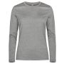 Clique Basic Active langærmet T-shirt til kvinder - Grey Melange