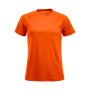 Clique Premium Active t-shirt til kvinder - Neon Orange