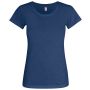 Clique Slub-T T-shirt til  kvinder - Blue Melange