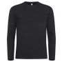 Clique Premium Fashion-T langærmet T-shirt til mænd - Sort