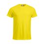 Clique New Classic bomulds t-shirt til mænd - Citron