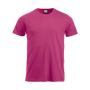 Clique New Classic bomulds t-shirt til mænd - Lys cerise