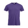 Clique New Classic bomulds t-shirt til mænd - Lilla