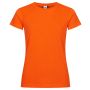 Clique Classic bomulds T-shirt til kvinder - Neonorange