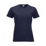 Clique Classic bomulds T-shirt til kvinder - Mørk Navy