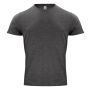 Clique Classic t-shirt i 100% økologisk bomuld - Anthracite Melange