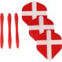Rezo Flights and Nylon Shafts Set - DK Flag