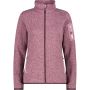CMP Knit Fleece Jakke til kvinder - Fard-Plum