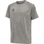 HMLCORE XK CORE POLY T-SHIRT S/S KIDS - Grey Melange