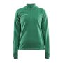 Craft Evolve Halfzip mellemlagstrøje til kvinder - Team Green