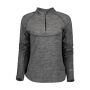 Energetics INA Zip løbe trøje til kvinder - Sort/Melange 