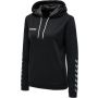 Hummel hmlAUTHENTIC poly hoodie til kvinder - Sort