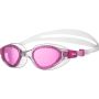 Arena cruiser EVO svømmebrille til 6-12 år - Fuchsia/Clear