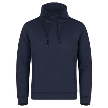 Clique Hobart sweatshirt med høj krave til mænd - Dark Navy