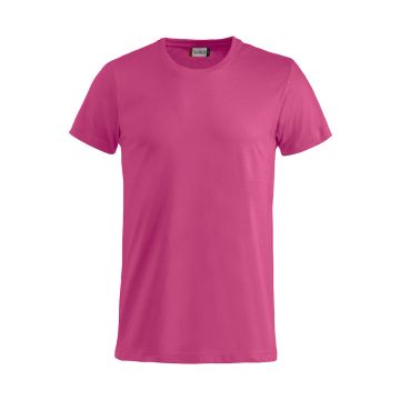Clique Basic Bomuld t-shirt - Lys Cerise