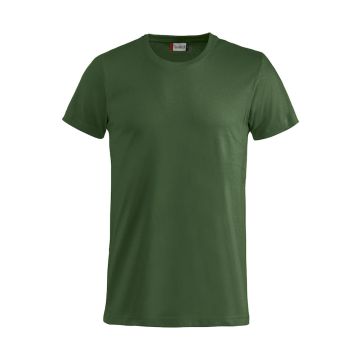Clique Basic Bomuld t-shirt - Flaskegrøn
