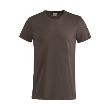 Clique Basic Bomuld t-shirt - Mørk Mocca