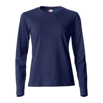 Clique Basic bomulds t-shirt til kvinder - Dark Navy