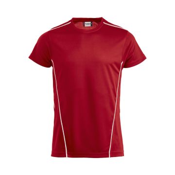 Clique Ice sport t-shirt - Rød/Hvid
