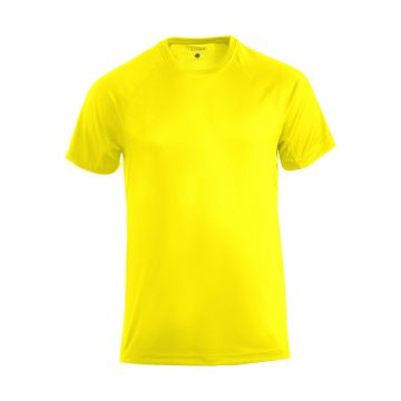 Clique Premium Active t-shirt til mænd - Neongul