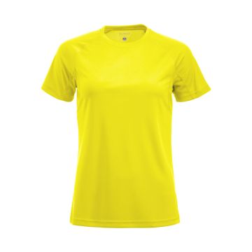 Clique Premium Active t-shirt til kvinder - Neongul