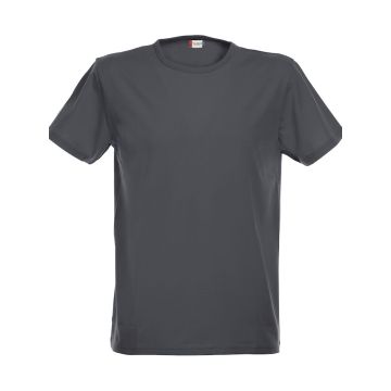 Clique Stretch t-shirt til mænd - Anthracite Melange