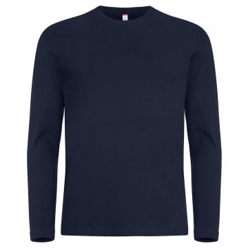 Clique Premium Fashion-T langærmet T-shirt til mænd - Dark Navy