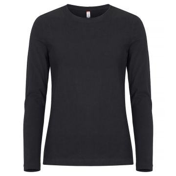 Clique Premium Fashion-T langærmet T-shirt til kvinder - Sort