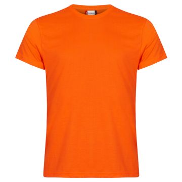 Clique New Classic bomulds t-shirt til mænd - Neon orange