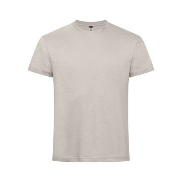Clique New Classic bomulds t-shirt til mænd - Stone
