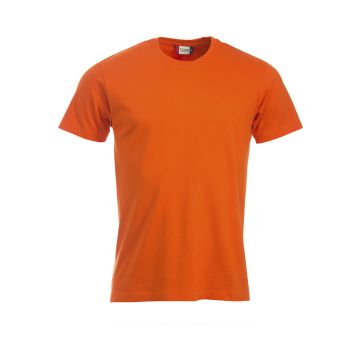 Clique New Classic bomulds t-shirt til mænd - Blodorange