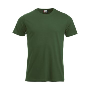 Clique New Classic bomulds t-shirt til mænd - Flaskegrøn