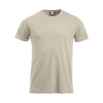 Clique New Classic bomulds t-shirt til mænd - Lys Khaki