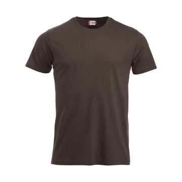 Clique New Classic bomulds t-shirt til mænd - Dark Mocca