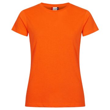 Clique Classic bomulds T-shirt til kvinder - Neonorange