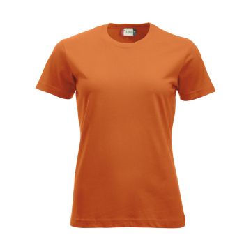 Clique Classic bomulds T-shirt til kvinder - Blodorange