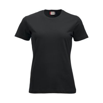 Clique Classic bomulds T-shirt til kvinder - Sort
