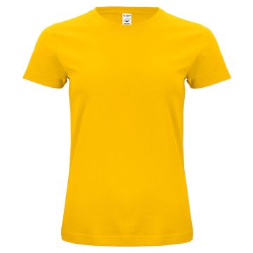 Clique klassisk T-shirt i 100% økologisk bomuld til kvinder - Lemon