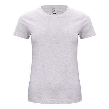 Clique klassisk T-shirt i 100% økologisk bomuld til kvinder - Nature Melange