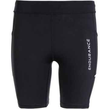 Endurance løbe tights til jr. - Sort