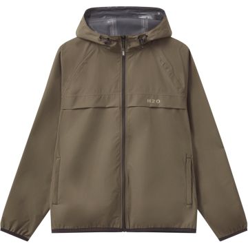  H2O Rømø LW Rain Jacket - packable - Dusty Oak