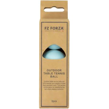 Forza Outdoor bordtennisbold - 3 stk. pakke