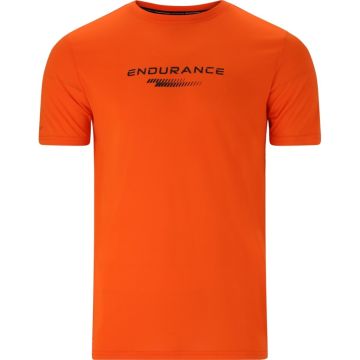 Endurance Portofino Performance t-shirt til mænd - Scarlet Ibis