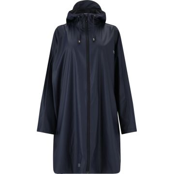 Weather Report  Flame PU Rain Poncho til kvinder - Navy
