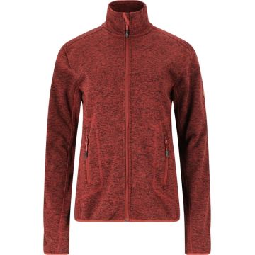 Whistler Samani Melange Fleece jakke til kvinder -  Red Pear