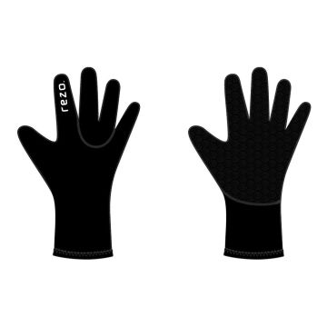 Rezo neoprene handsker (Vinterbadning) - Sort